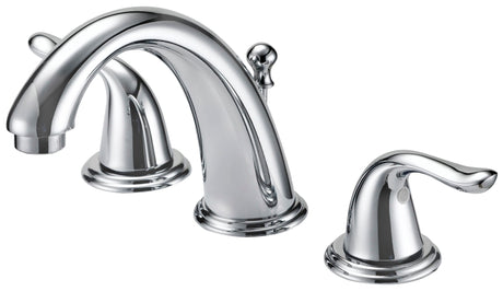 Boston Harbor TQ-FW6B0000CP Lavatory Faucet, 1.2 gpm, 2-Faucet Handle, 3-Faucet Hole, Brass/Plastic/Zinc, Chrome