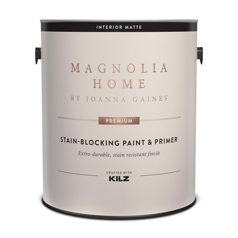 Magnolia Home by Joanna Gaines Matte Tint Base Base 3 Paint and Primer Interior 1 gal, Pack of 4