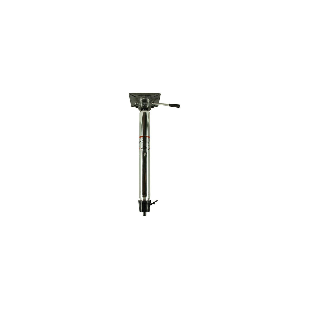 Springfield Taper-Lock 2-3/8″ Power-Rise Stand-Up Pedestal 22.5″ to 29.5″, Brite Dip Finish