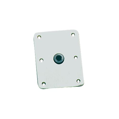 Springfield King-Pin 4″ x 8″ Stainless Steel Threaded Rectangular Base, Satin Finish