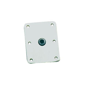 Springfield King-Pin 4″ x 8″ Stainless Steel Threaded Rectangular Base, Satin Finish