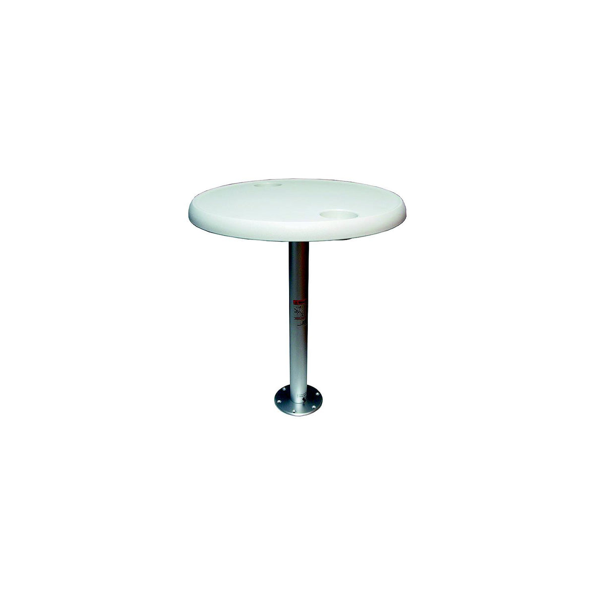 Dock Edge 1690202 Stowable Table Package, Round Tabletop