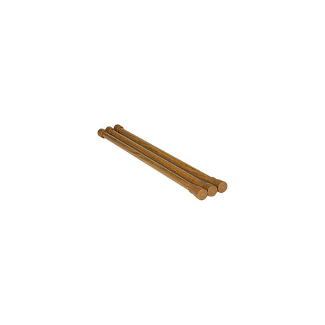 Camco 43823 Refrigerator Bars Oak Look (3/Pack)