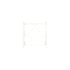 Camco Screen Door Push Bar and Deluxe Grille, White