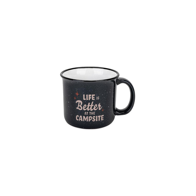 Camco 53473 Ceramic Mug, 14 oz., Green