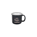 Camco 53473 Ceramic Mug, 14 oz., Green
