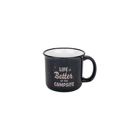 Camco 53473 Ceramic Mug, 14 oz., Green