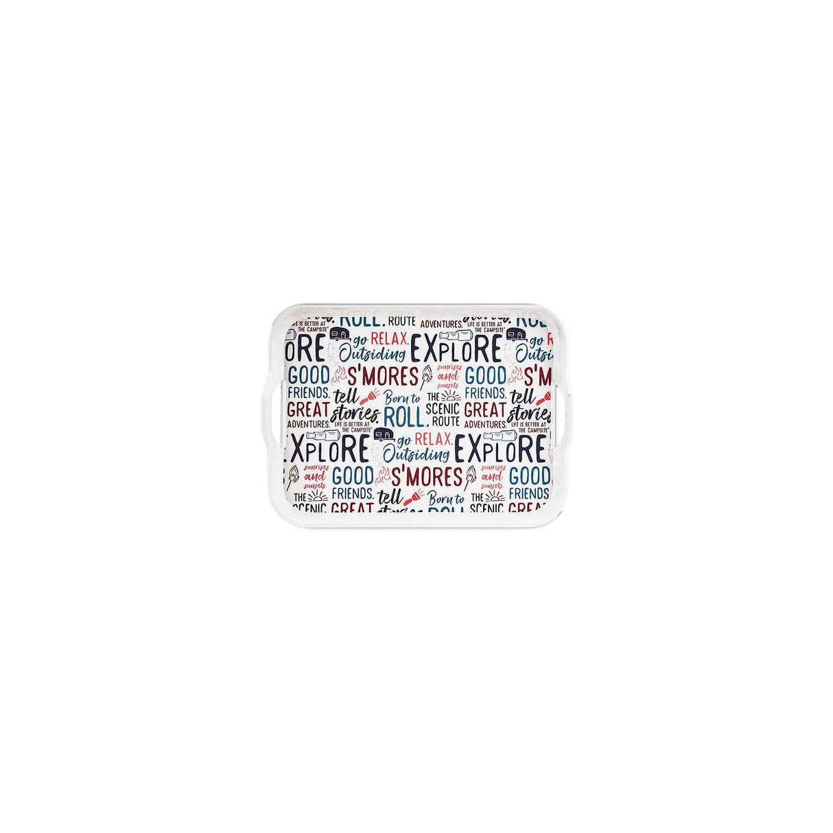 Camco XXX Melamine Tray, Graffiti Design