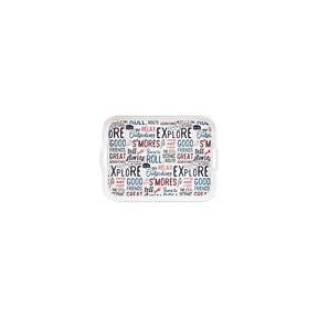 Camco XXX Melamine Tray, Graffiti Design
