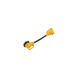 Camco 55522 90° Powergrip Locking Adapter, 18", 30A Female Locking / 30A Male Std