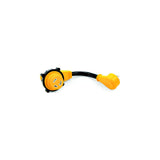 Camco 55636 90° Powergrip Locking Dogbone Adapter, 15A to 30A