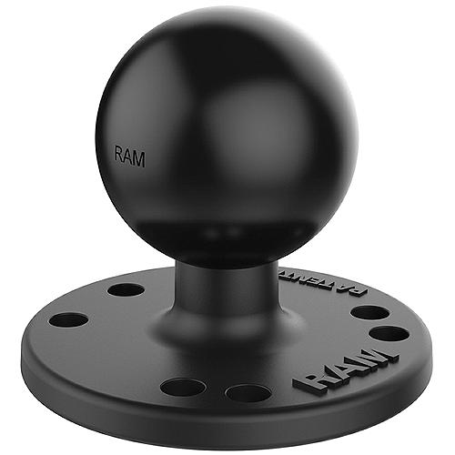 Ram R-A-M Mounting System, 2.5″ Round Ball Base w/1″ Ball