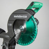 Metabo HPT C10FCG2M Single Bevel Compound Miter Saw, 10 in Dia Blade, 5000 rpm Speed, 52 deg Max Miter Angle