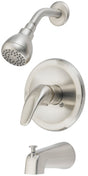 Boston Harbor TQ-F1014209NP Tub/Shower, Fixed-Mount Showerhead, 1.75 gpm Showerhead, 1-Spray Setting, 1-Handle