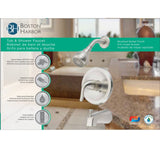Boston Harbor TQ-F1214517NP Tub/Shower, Fixed-Mount Showerhead, 1.75 gpm Showerhead, 1-Spray Setting, 1-Handle