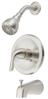 Boston Harbor TQ-F1214517NP Tub/Shower, Fixed-Mount Showerhead, 1.75 gpm Showerhead, 1-Spray Setting, 1-Handle