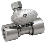 Plumb Pak K2802PCPO In-Line Valve, 1/2 x 3/8 in Connection, Brass Body