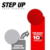 Diablo SandNet 5 in. Ceramic Blend Hook and Lock Sanding Disc 80 Grit Coarse 10 pk