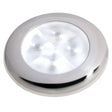 WHITE 12VCTY LIGHT PLD S/S RIM