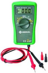 Greenlee DM-25 Multimeter, Digital Display, Functions: AC Voltage, DC Voltage, Resistance