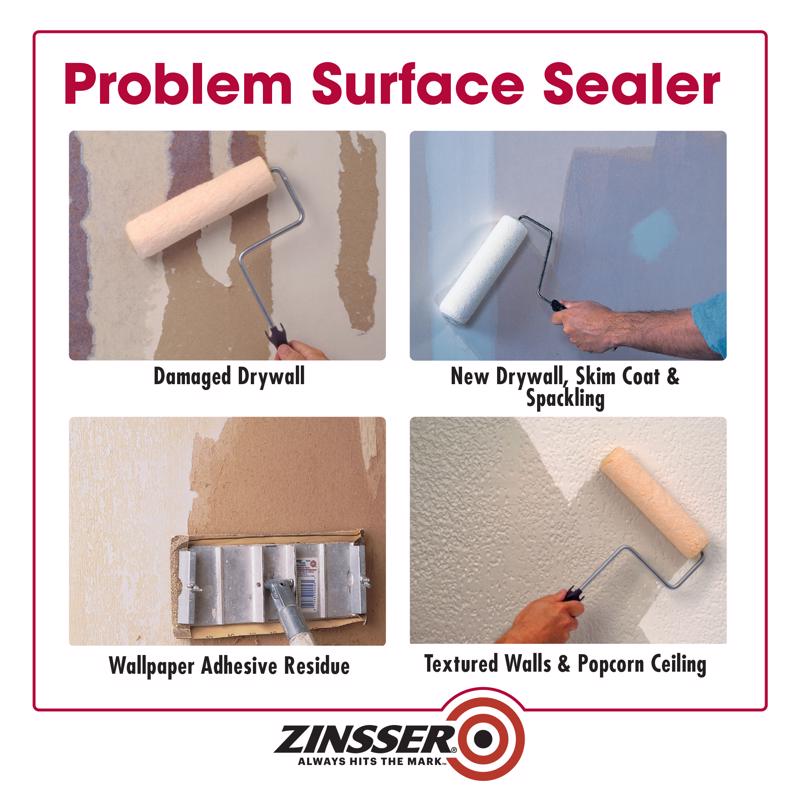Zinsser Gardz Clear Matte Water-Based Acrylic Problem Surface Sealer 5 gal