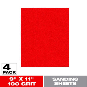 Diablo 9 in. L X 11 in. W 100 Grit Aluminum Oxide Sanding Sheet 4 pk
