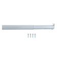 ProSource 21013ZCX-PS Adjustable Closet Rod, 30 to 48 in L, Steel, Silver