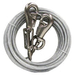 Guardian Gear Q5720SPG99 Tie-Out with Spring, 20 ft L Belt/Cable, For: Extra Large Dogs Up to 125 lb