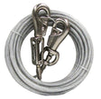 Guardian Gear Q5730SPG99 Tie-Out with Spring, 30 ft L Belt/Cable, For: Extra Large Dogs Up to 125 lb