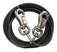Guardian Gear Q684000099 Super Beast Tie-Out, 40 ft L Belt/Cable, For: Dogs Up to 125 lb