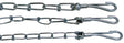 Guardian Gear 27220 Pet Tie-Out Chain with Swivel Snap, Twist Link, 20 ft L Belt/Cable, Steel