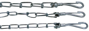 Guardian Gear 27220 Pet Tie-Out Chain with Swivel Snap, Twist Link, 20 ft L Belt/Cable, Steel