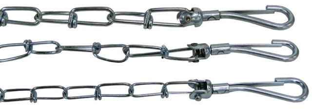 Guardian Gear 27220 Pet Tie-Out Chain with Swivel Snap, Twist Link, 20 ft L Belt/Cable, Steel