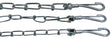 Guardian Gear 43710 Pet Tie-Out Chain, Twist Link, 10 ft L Belt/Cable, Steel, For: Large Dogs Up to 60 lb