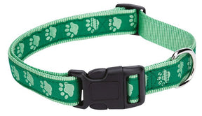 Casual Canine ZA8871 14 43 Dog Collar, 14 to 20 in L Collar, 5/8 in W Collar, Nylon, Green