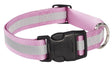 Guardian Gear ZA984 14 75 Dog Collar, 14 to 20 in L Collar, 5/8 in W Collar, Nylon, Pink, Reflective Taping