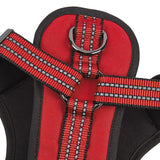Guardian Gear ZA0031 16 83 Reflective Harness, 18 to 30 in, Fastening Method: O-Ring Strap, Nylon Harness, True Red