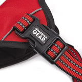 Guardian Gear ZA0031 16 83 Reflective Harness, 18 to 30 in, Fastening Method: O-Ring Strap, Nylon Harness, True Red