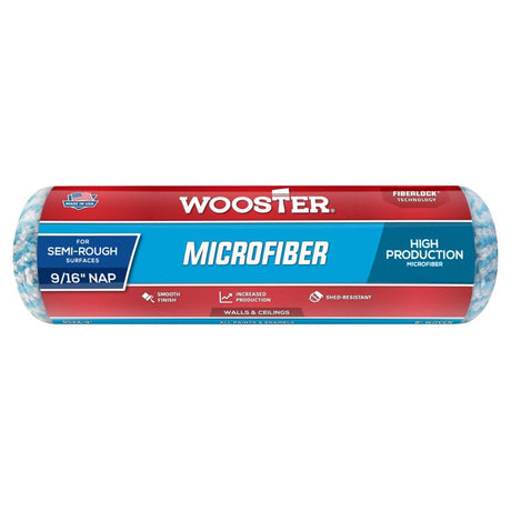 Wooster Microfiber 9 in. W X 3/8 in. Paint Roller Cover 1 pk