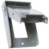 Hubbell 5028-5 Cover, 2-3/4 in W, 1-Gang, Metal, Gray, Powder-Coated