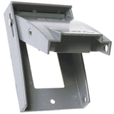 Hubbell 5028-5 Cover, 2-3/4 in W, 1-Gang, Metal, Gray, Powder-Coated