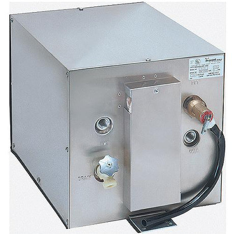 Seaward F600 120V AC 6 Gallon Water Heater With Front Heat Exchanger, Galvanized Steel Exterior