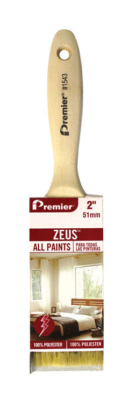 Premier Zeus 2 in. Stiff Flat Paint Brush, Pack of 12