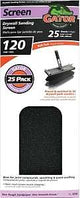 Gator SilicaCut 3302 Sanding Screen, 11-1/4 in L, 4-1/4 in W, 120 Grit, Medium, Silicon Carbide Abrasive, 1-Sheet
