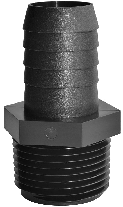 Green Leaf A1034PBG1 Adapter, 1 x 3/4 in, Hose Barb