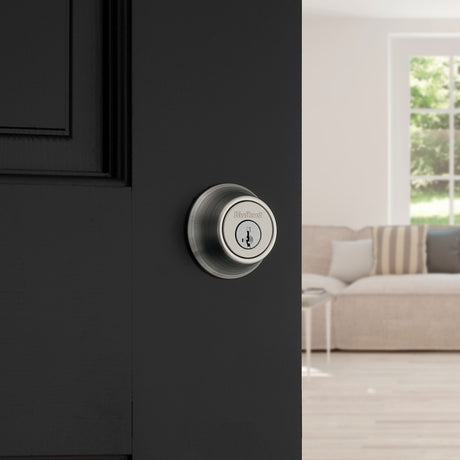 Kwikset 665 Series 665 15 SMT Deadbolt, 3 Grade, Keyed Key, Zinc, Satin Nickel, 2-3/8 to 2-3/4 in Backset