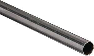 National Hardware 4068BC Series N215-749 Metal Tube, Round, 48 in L, 1 in Dia, 16 ga Wall, Steel, Plain