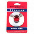 US Hardware P-597C Tub Faucet Escutcheon, 15/16 in Connection, Threaded, 3-1/2 in OD, Brass, Chrome-Plated