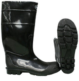 Boss 2KP2001 09 Knee Boots, Over-the-Sock, 9, Black, PVC, Plain Toe