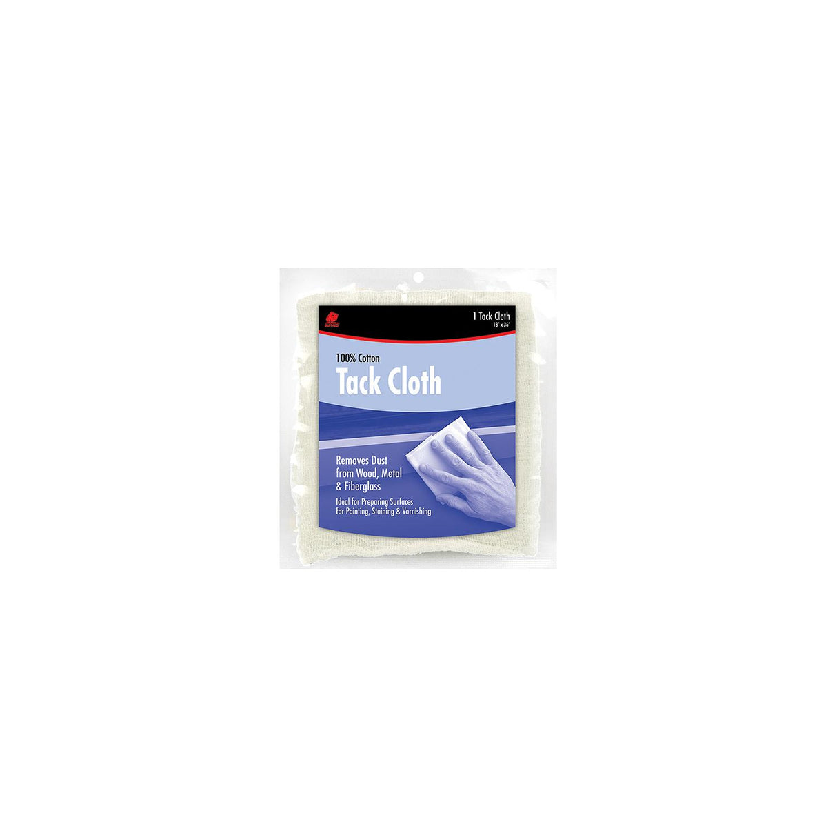 Cotton Tack Cloth, White, Pack of 12